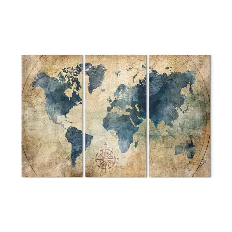 Retro Map (3 Parts)