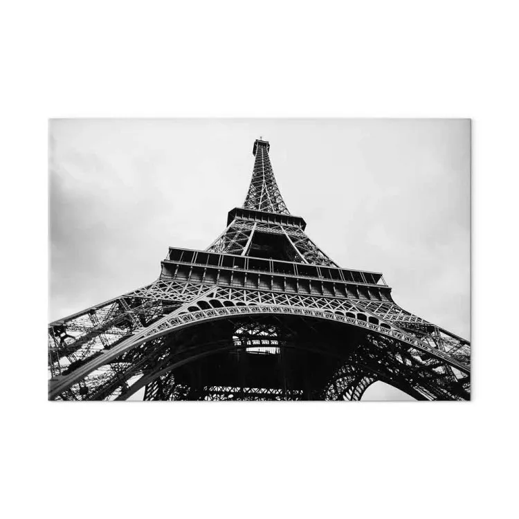 Paris Icon (1-part) - Black and White Architecture of Eiffel Tower