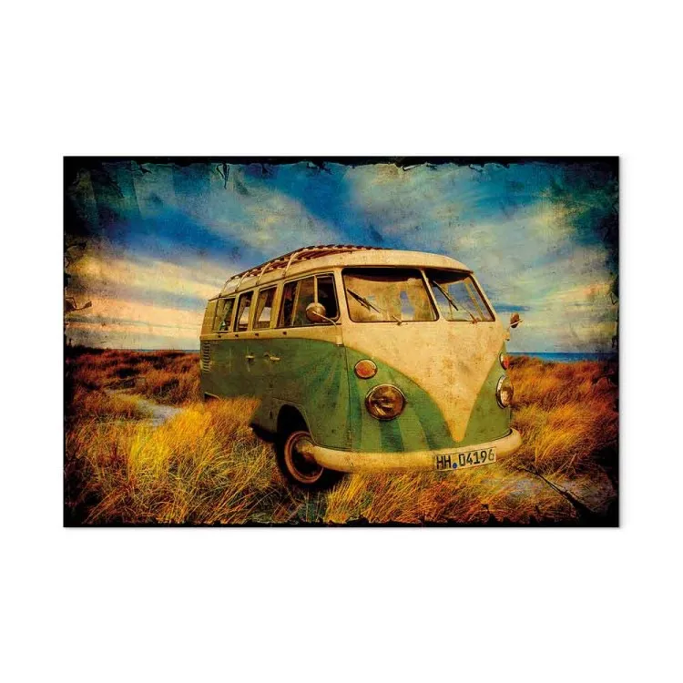 Summer Adventure (1-part) - Retro Style Car Against Sky