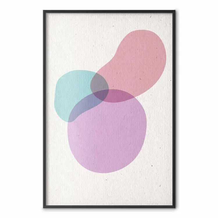 Mix of Colors - abstraction with colorful irregular shapes