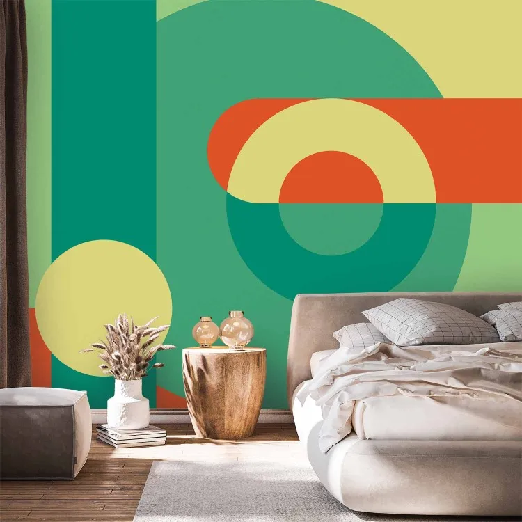 Geometric Wreath (Green)