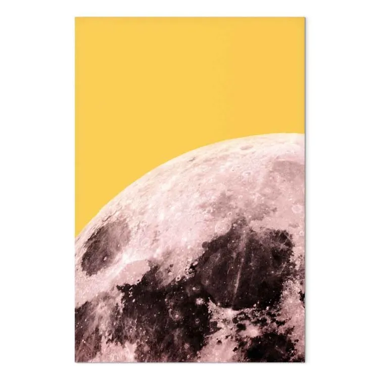 Unusual colours of the moon - photo of the cosmos in original colours