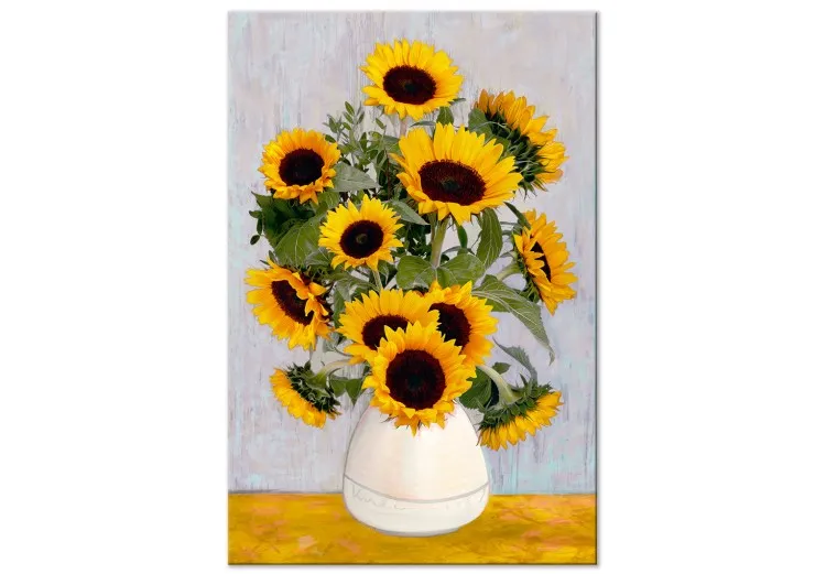 Van Gogh's Sunflowers (1 Part) Vertical