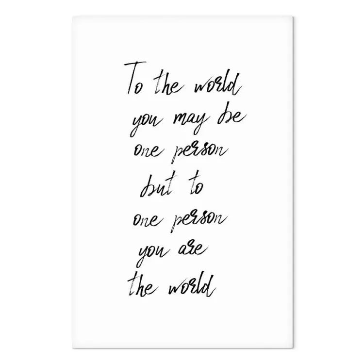 You're My World (1 Part) Vertical