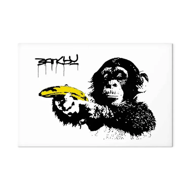 Banksy: Monkey with Banana (1 Part) Wide