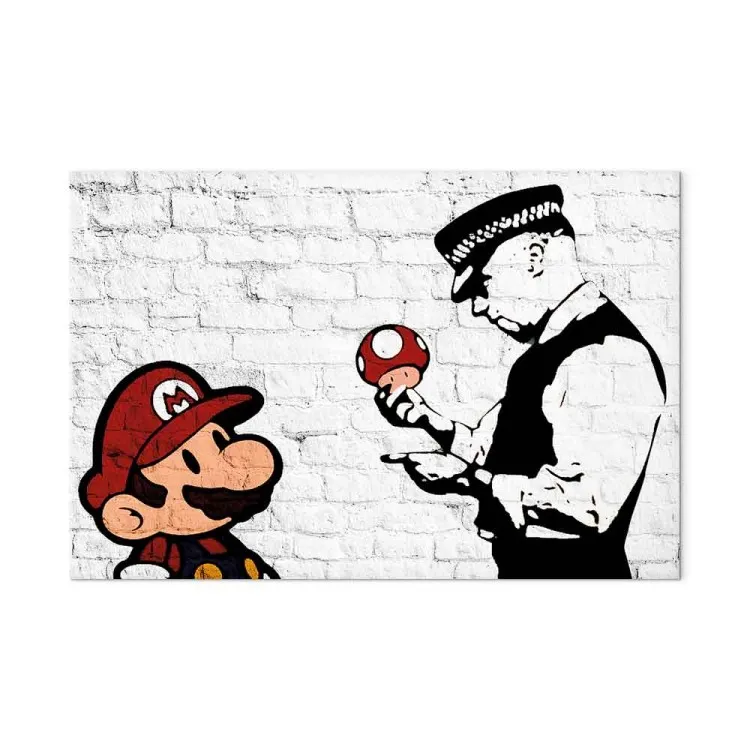 Banksy on Brick
