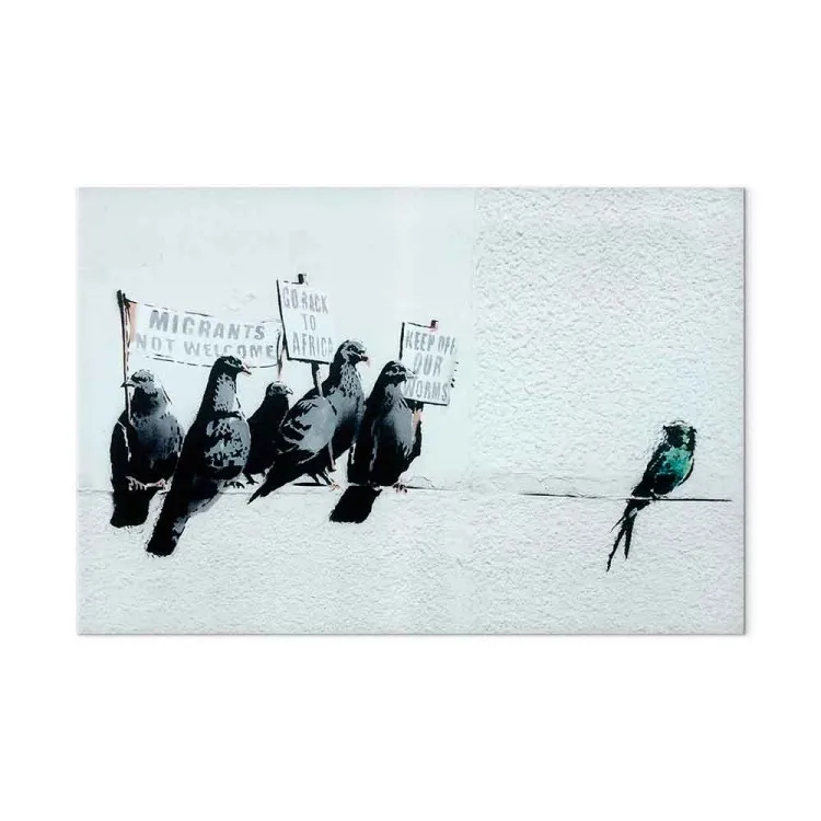 Protesting Birds by Banksy