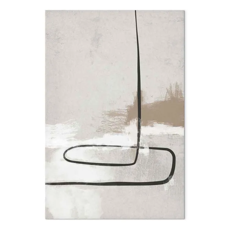 Simple Story (1-piece) Vertical - abstract line and spots