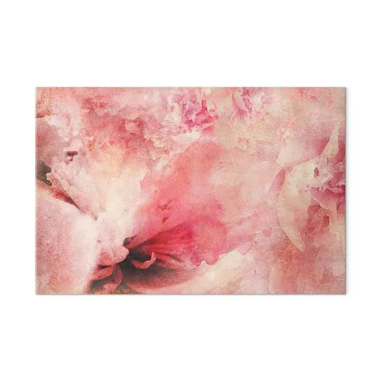 Pink Dawn - Abstraction with blurry roses and fragments of flowers