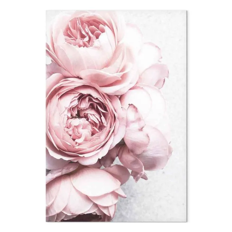 Rose Scent (1-piece) Vertical - pink flowers in boho motif