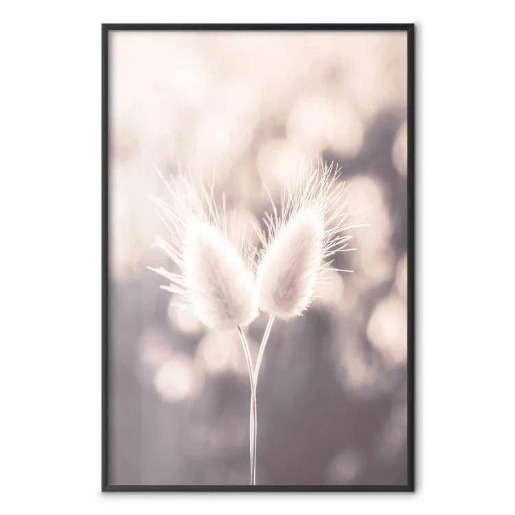 Land of Serenity - warm composition with delicate pink flowers