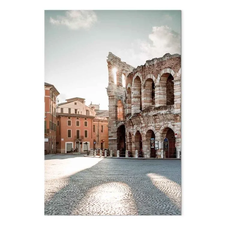 Amphitheater in Verona - photo of Italian architecture on a sunny day
