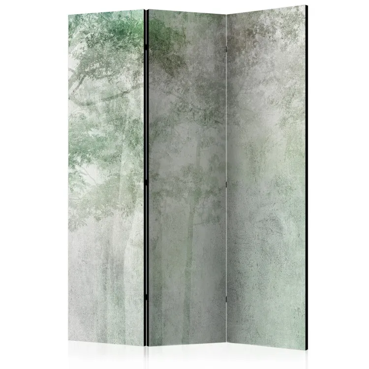 Forest Solace (3-piece) - landscape of green trees and a gray background