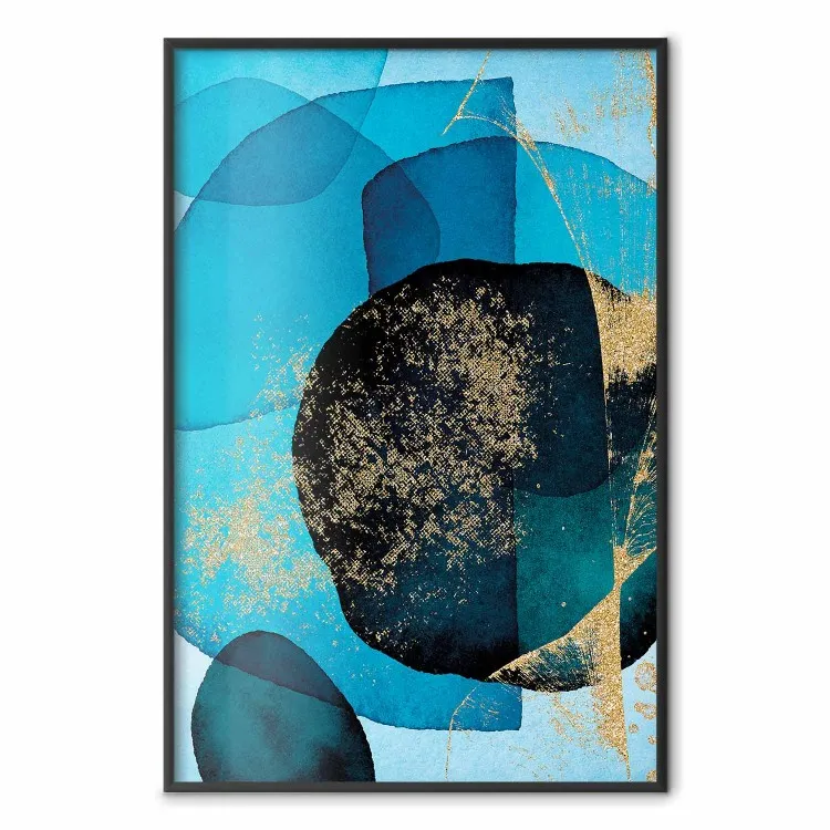 Oceanic Kaleidoscope - a blue abstraction with a unique texture