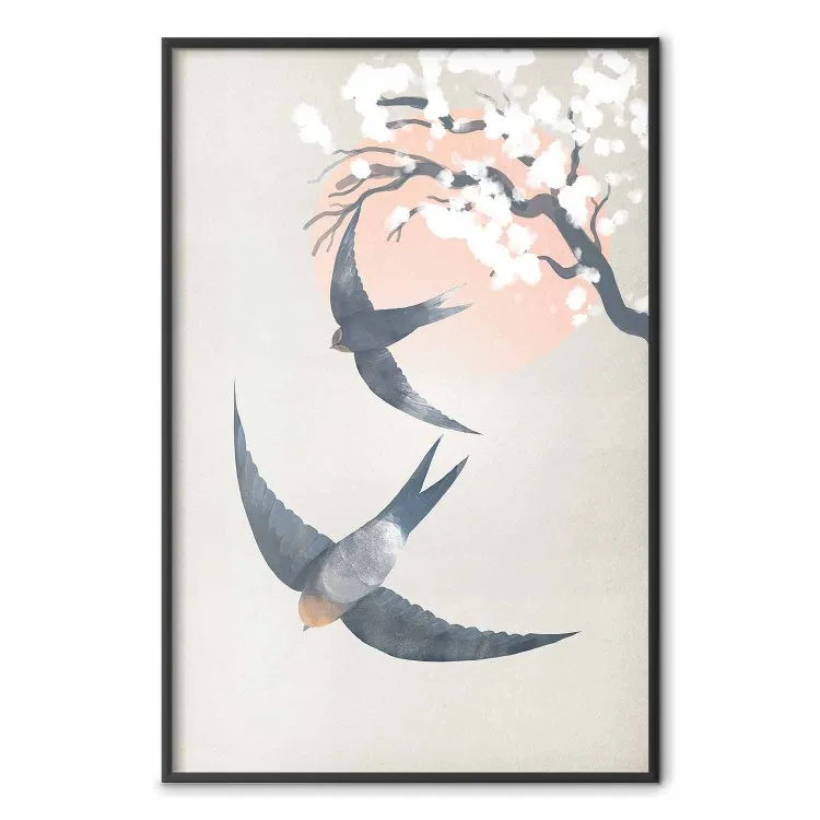 Swallows in Flight [Poster]