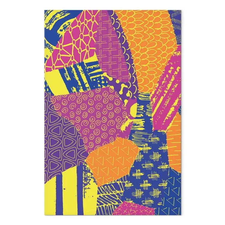 Joyful Energy (1-piece) Vertical - modern colorful abstraction