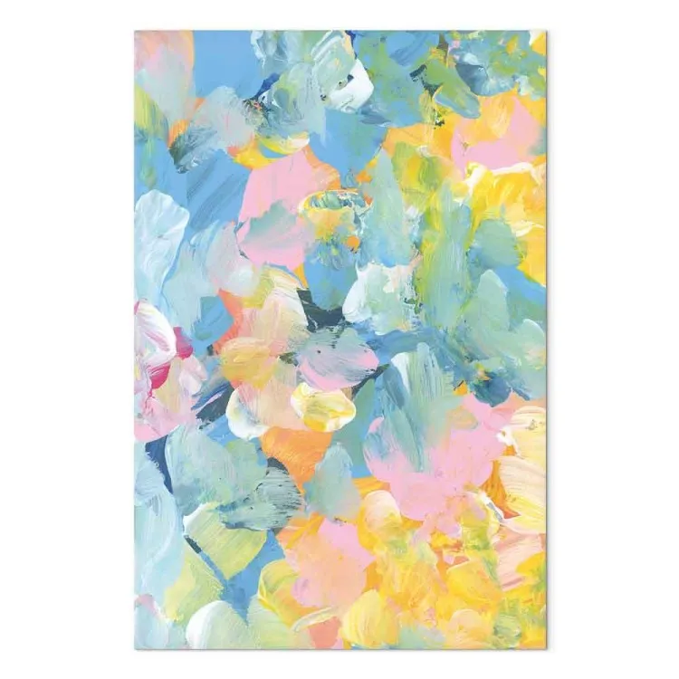 Painted Meadow (1-piece) Vertical - abstraction in cheerful colors