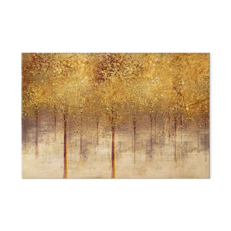 Golden Alley (1-piece) Wide - autumn trees in abstraction