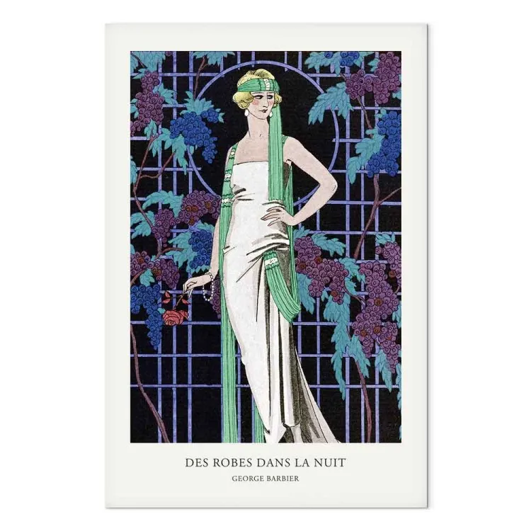 Dresses in the Night (1-piece) Vertical - figure of a woman and writings