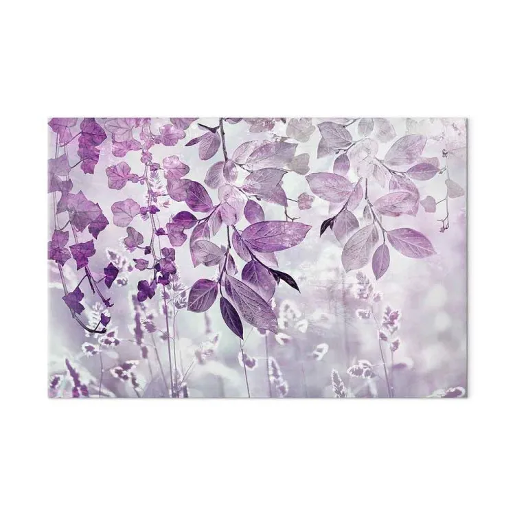 Purple Garden (1-piece) - landscape in violet-hued leaves