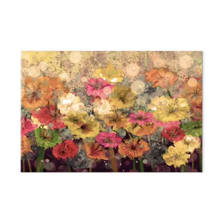 Dew on Painted Meadow (1-piece) - spring colorful flowers