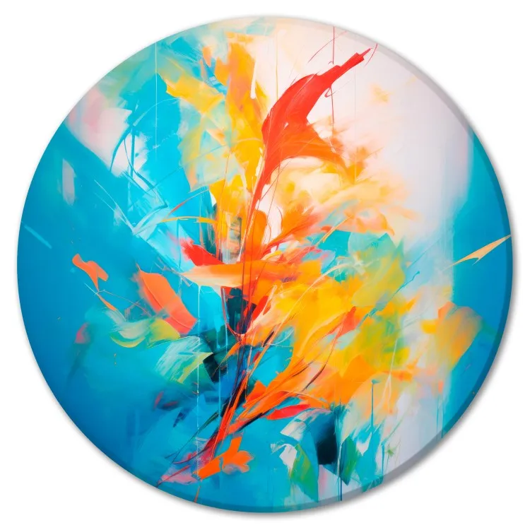 Dance of Colors - Colorful Abstract Composition With Predominance of Blues