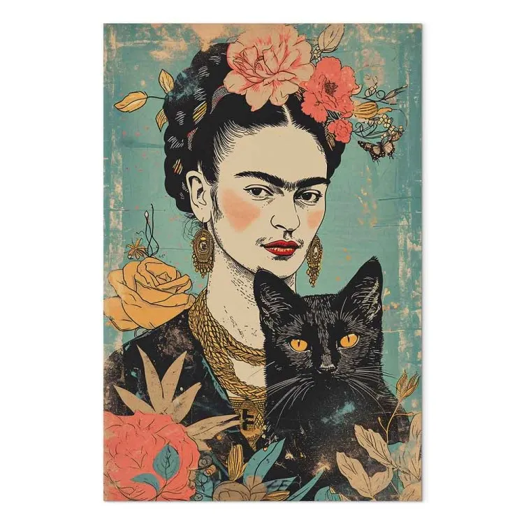 Frida Kahlo - portrait of a Japanese inspired painter