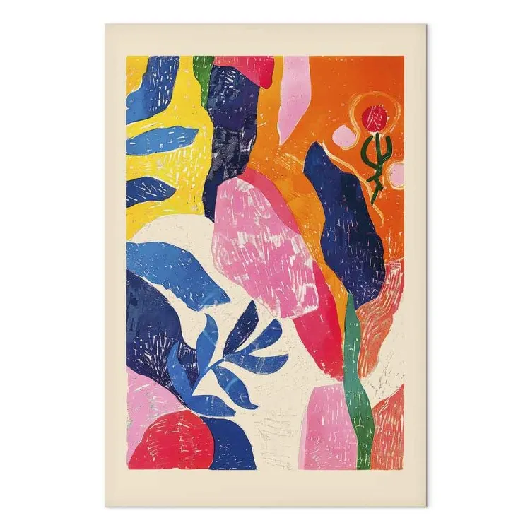 Colourful abstraction inspired by Matisse