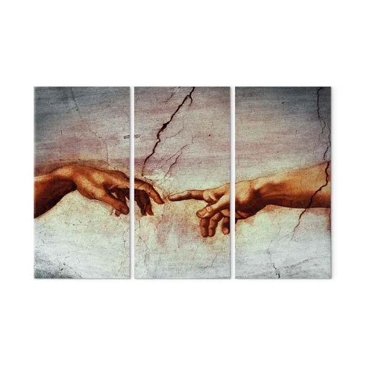 The creation of Adam: a fragment of painting