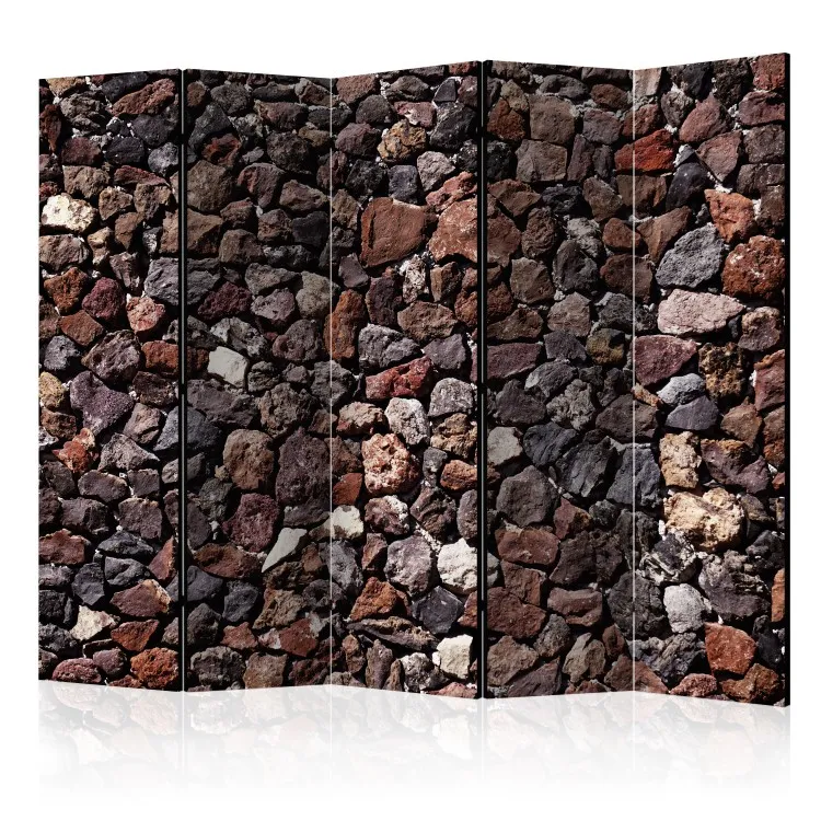 Stone Castle II - texture of brown stones of various shapes