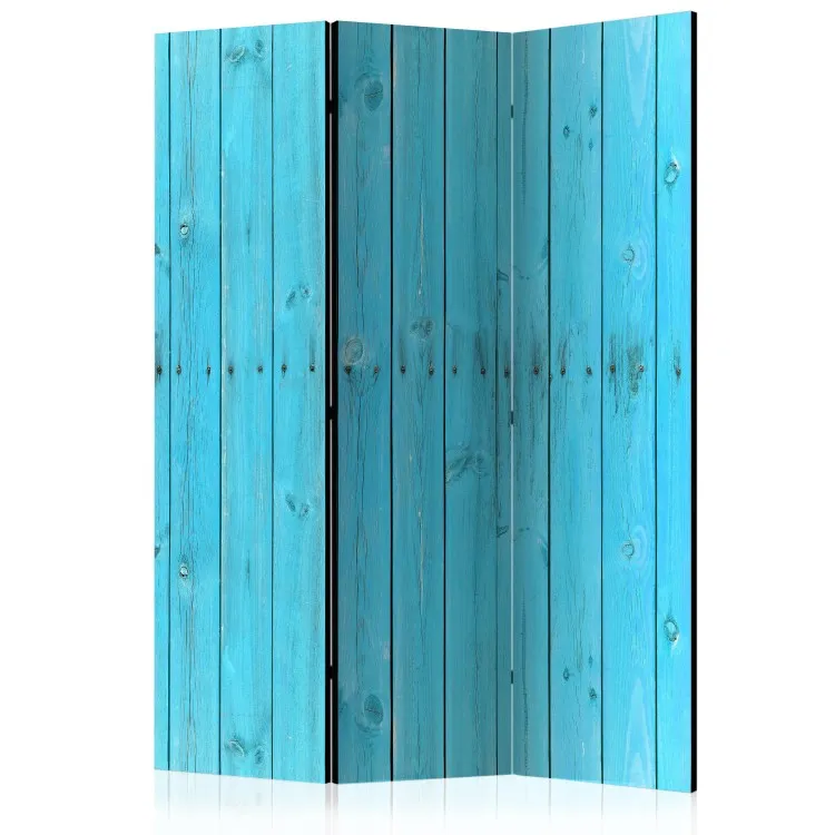 Blue Planks - light texture with blue wooden planks
